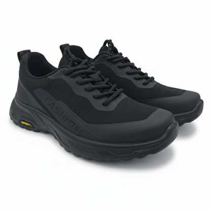 Men’s Black Mesh Running Shoes 855 - Black