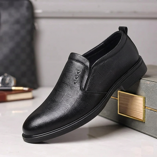 Mova Imported Formal Shoes  S5991 - Black