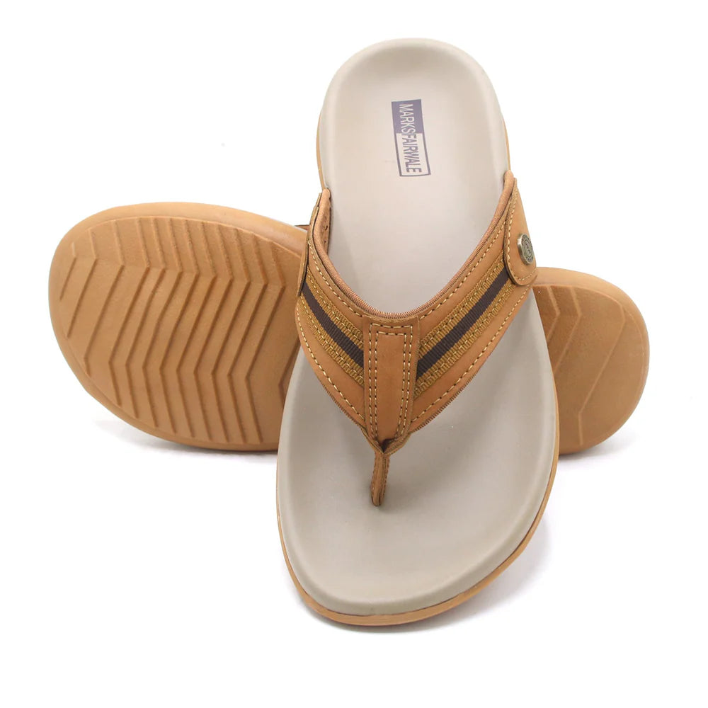 Men’s Comfort Open Toe Flip Flop 21105 - Khaki