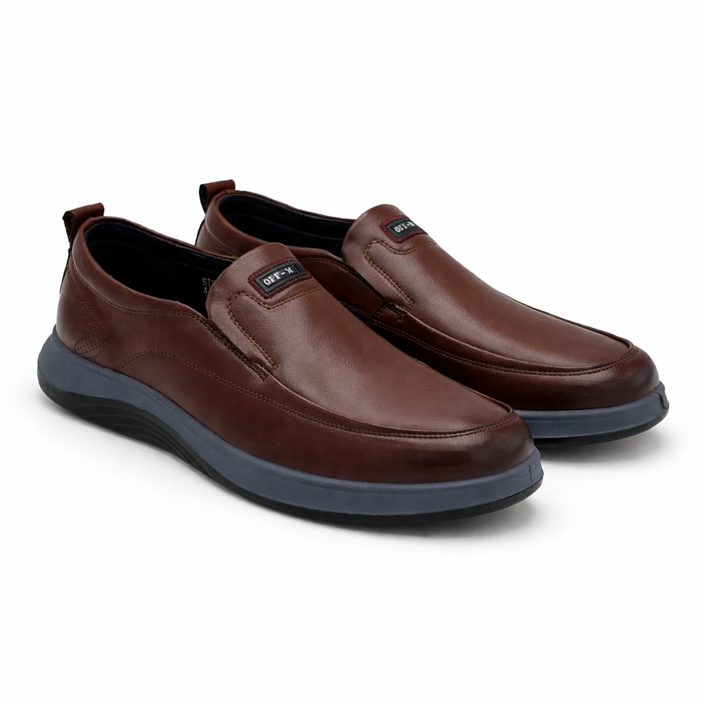 Elite Imported Casual Slip on A2759 - Brown