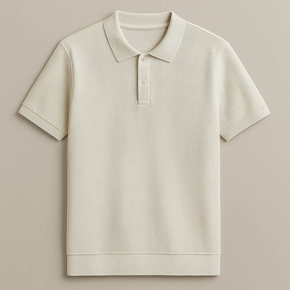 Men's Polo Ash Beige
