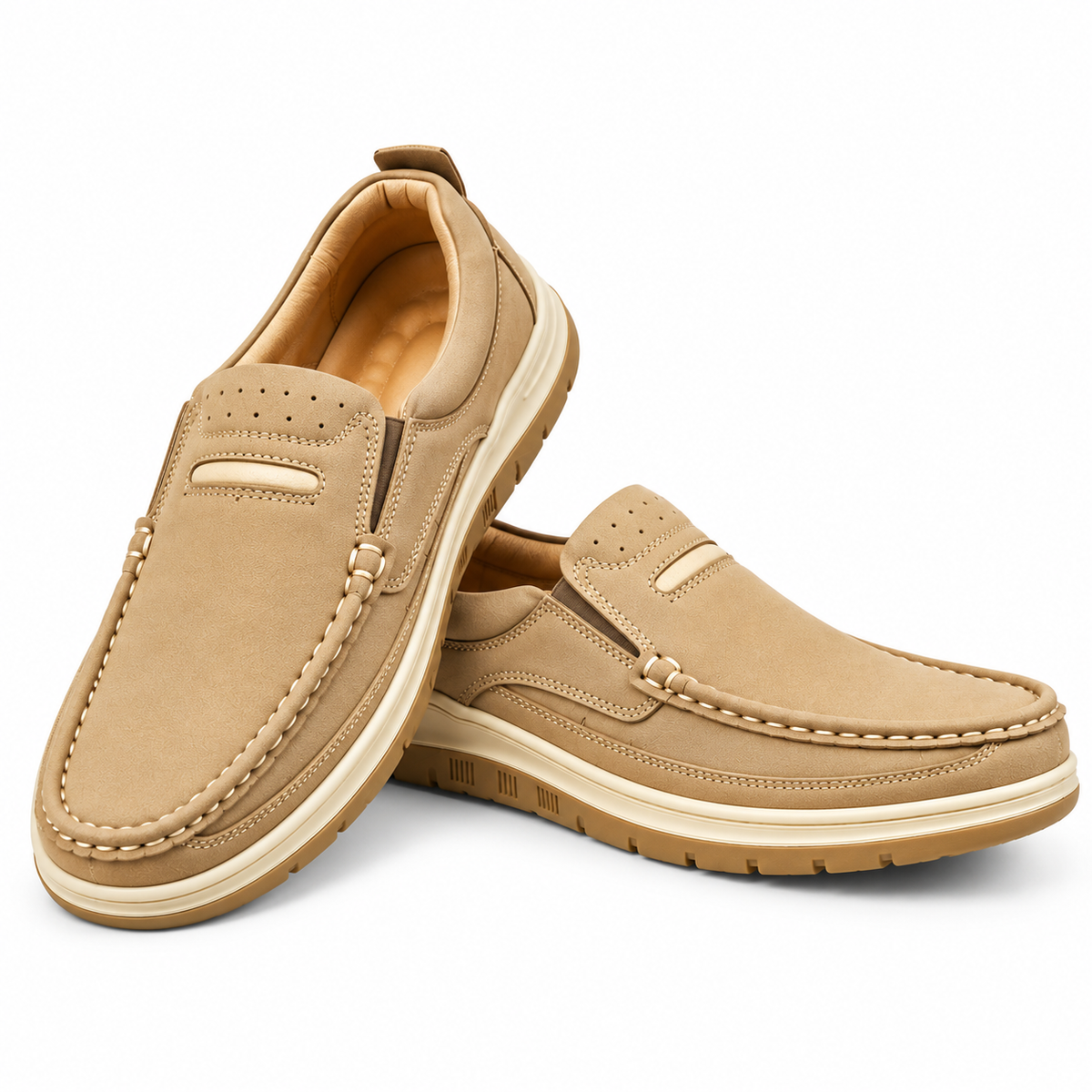 Men’s Casual 0073 Fawn Stylish Slip-On Shoes