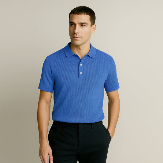 Men’s Polo Azure Blue