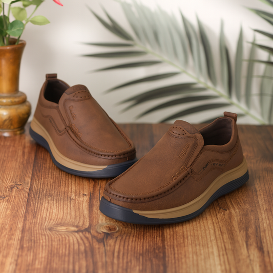 Elite Casual Slip on S715 - Brown