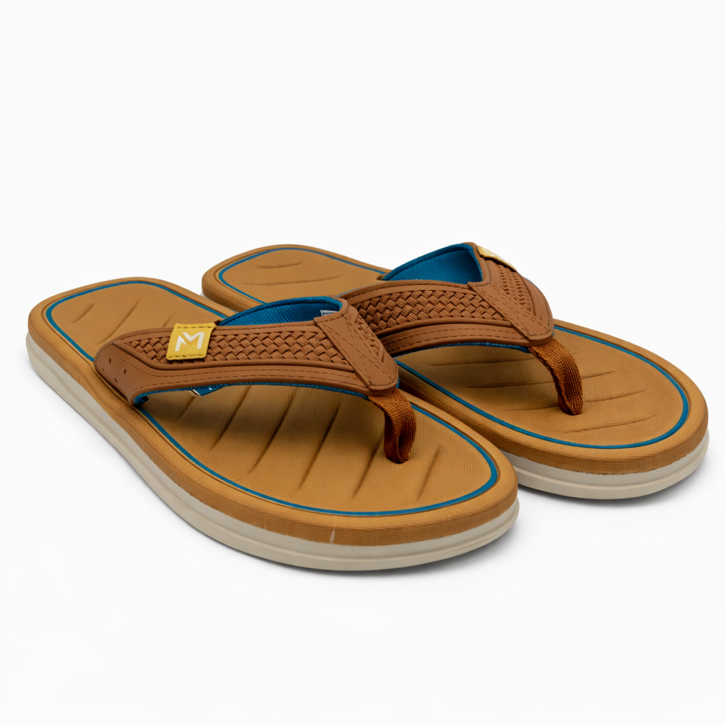 Mova Comfort Flip-Flops Slippers 25002 - Khaki