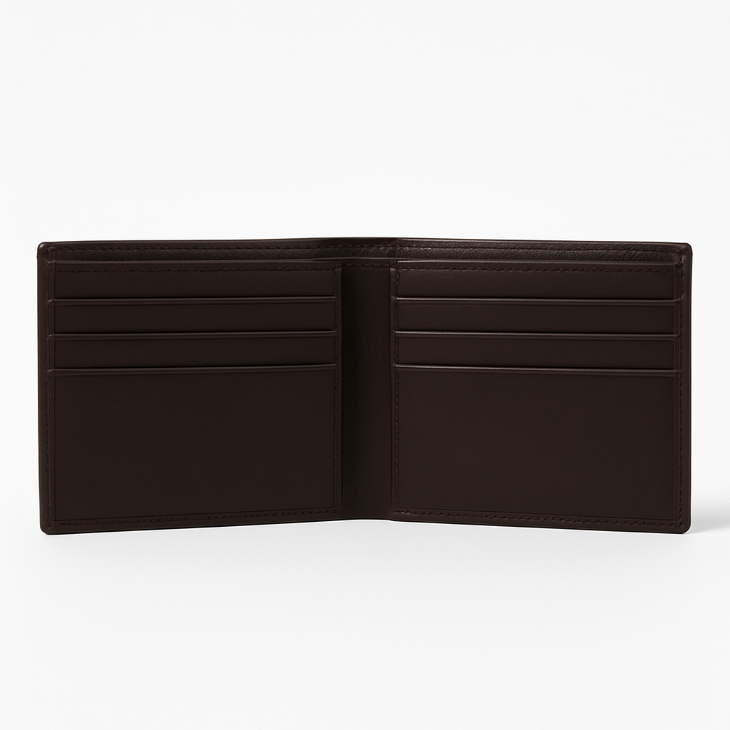 Men’s Leather Wallet – Dark Brown