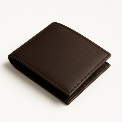 Men’s Leather Wallet – Dark Brown