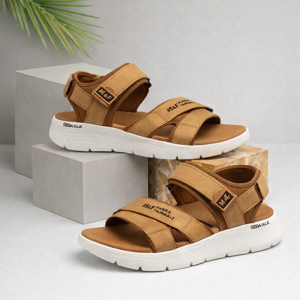 Men’s Comfortable Open Toe Casual Sandals 27002 - Khaki