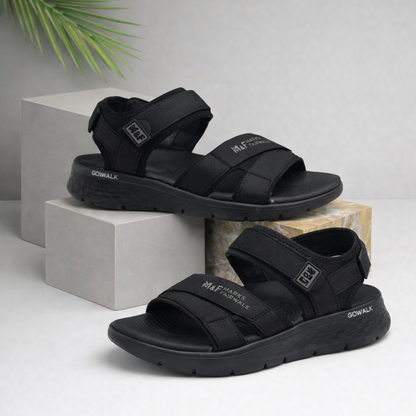 Men’s Comfortable Open Toe Casual Sandals 27002 - Black