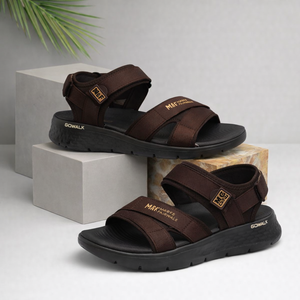 Men’s Comfortable Open Toe Casual Sandals 27002 - Brown
