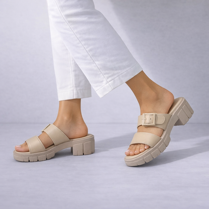 Mova Comfort Slipper with Slip On WS07 - Fawn