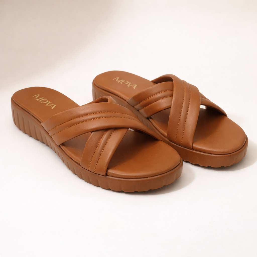 Mova Comfort Slipper with Slip On WS12 - Mustard