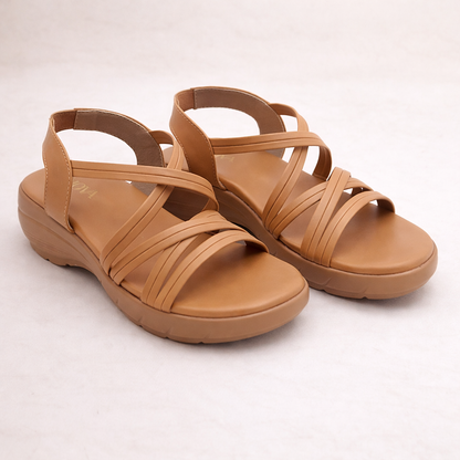 Mova Comfort Sandals with Ankle Strap WS11 - Beige