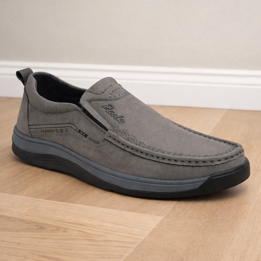 Elite Imported Casual Slip on S75815 - Grey