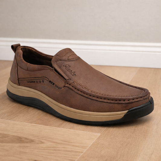 Elite Imported Casual Slip on S75815 - Brown