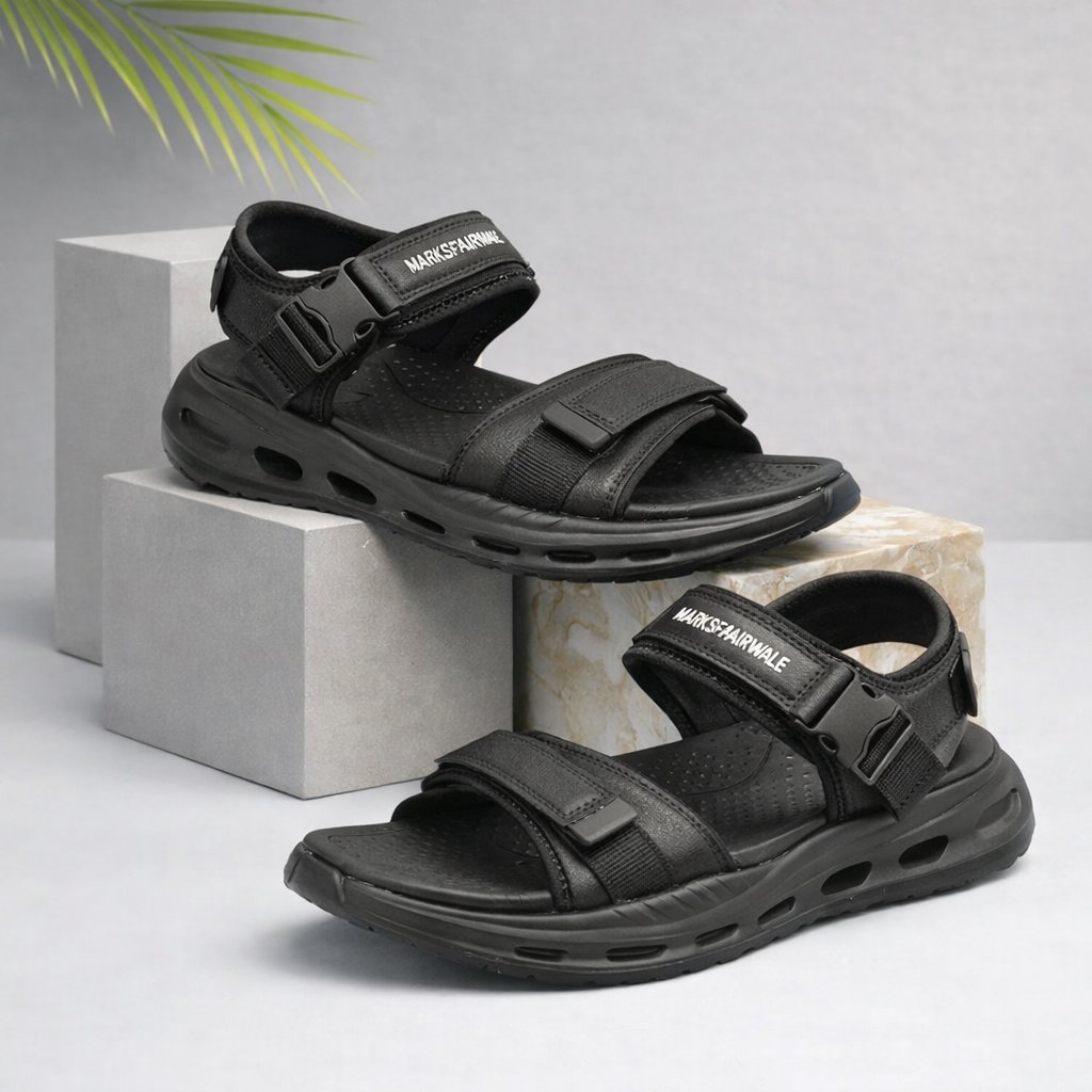 Men’s Ultra Soft Sandals 25002 - Black