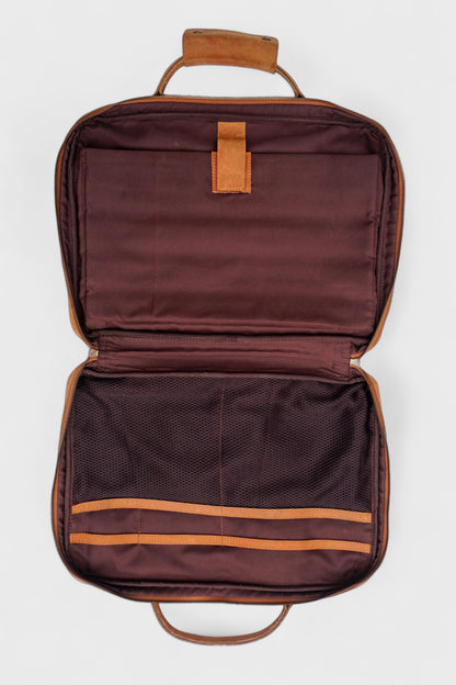 Vintage Leather Laptop Bag Handmade Briefcase