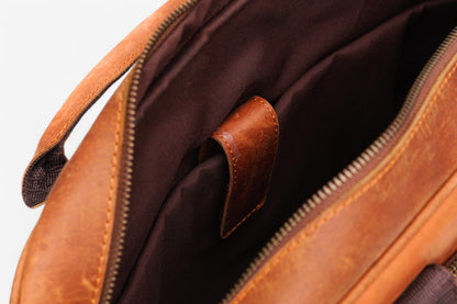 Handcrafted Leather Laptop Bag