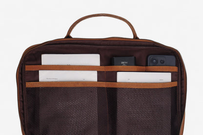Vintage Leather Laptop Bag Handmade Briefcase
