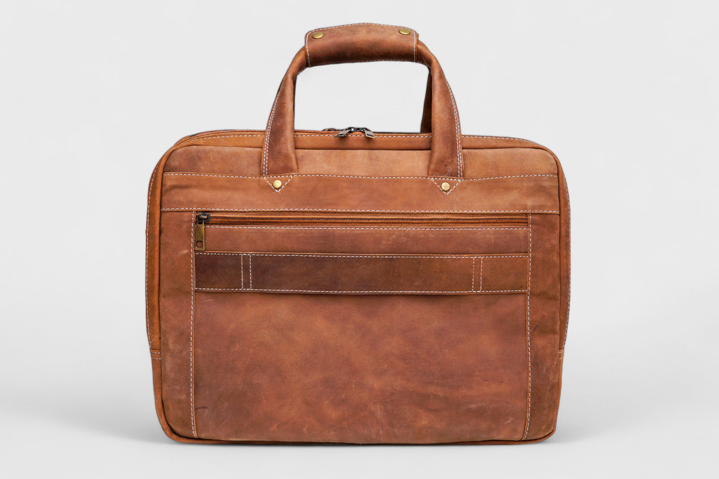 Classic Leather Laptop Bag Genuine Handmade Briefcase for Professionals