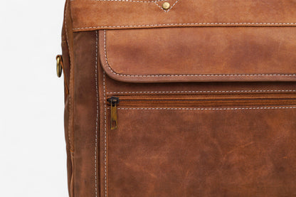 Classic Leather Laptop Bag Genuine Handmade Briefcase for Professionals