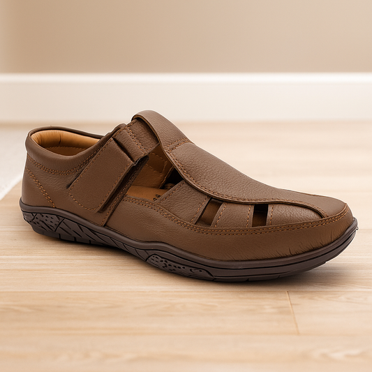 Mova Roman Leather Casual Shoes 2028 - Mustard