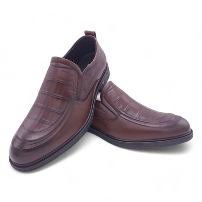 Men's Formal Banker Slip on MF75 - Brown