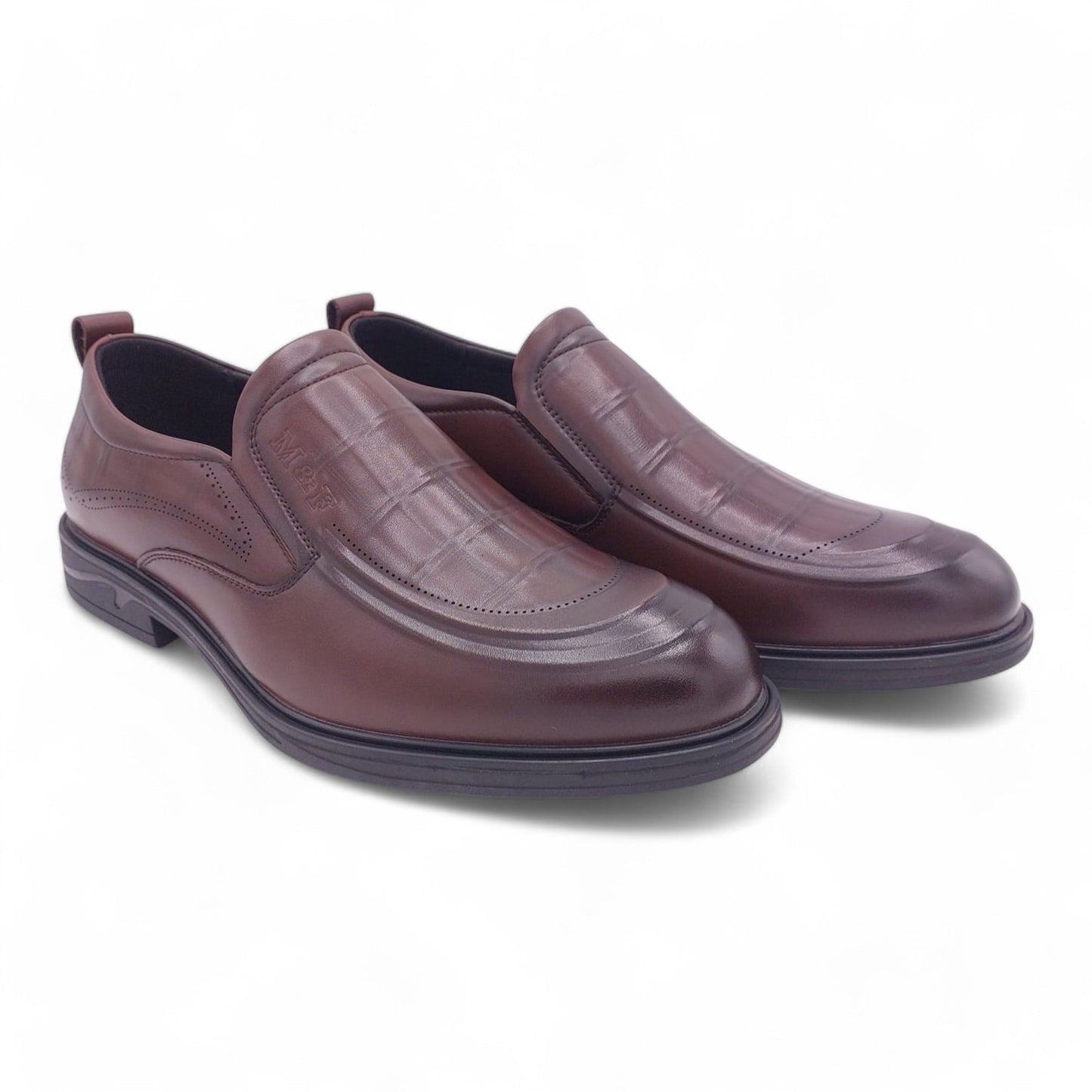 Men's Formal Banker Slip on MF75 - Brown