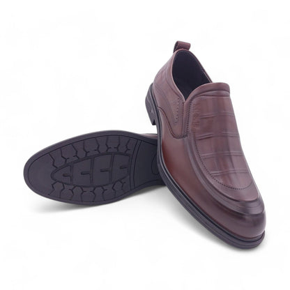 Men's Formal Banker Slip on MF75 - Brown