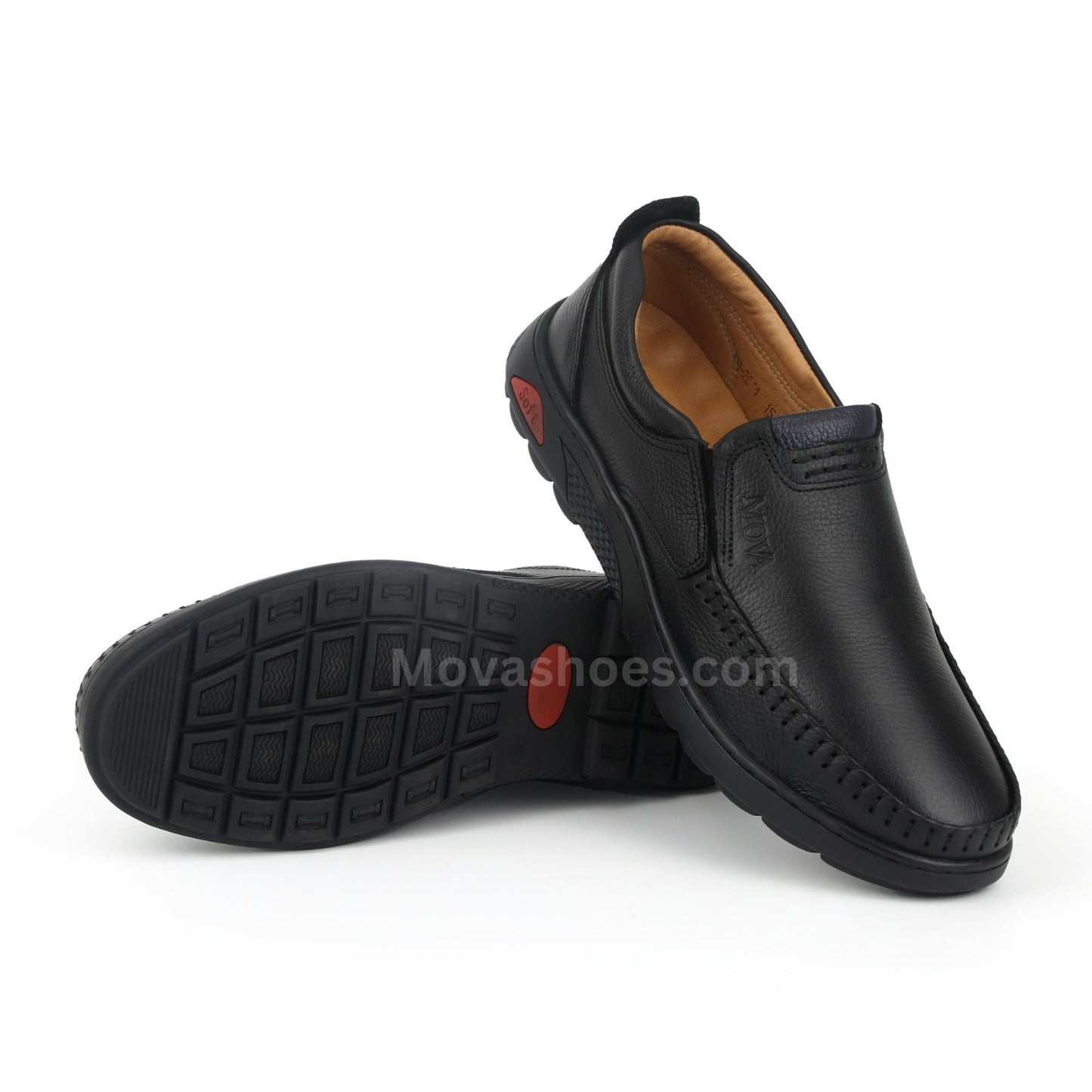 Mova Leather Causal 2044 - Black