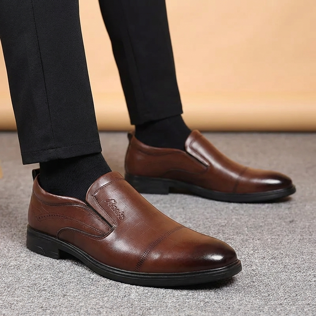 Mova Imported Formal Shoes  S56507 - Brown