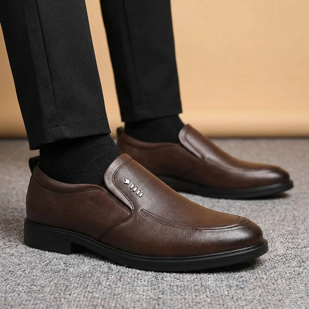 Mova Imported Formal Shoes  S56559 - Brown