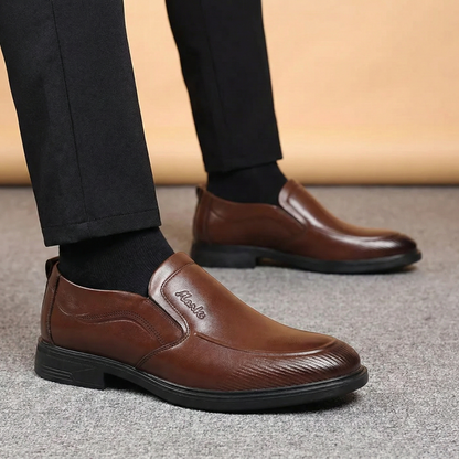 Mova Imported Formal Shoes  S5993 - Brown