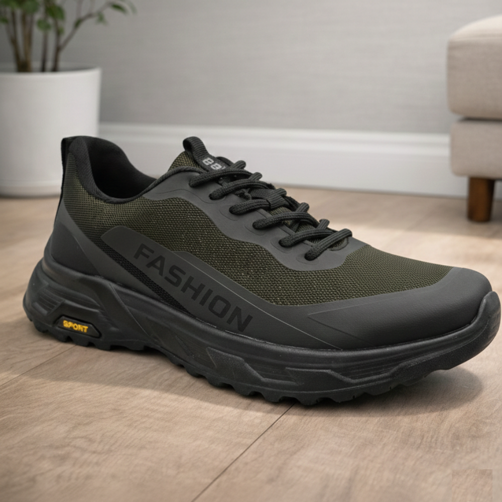 Men’s Black Mesh Running Shoes 855 - Khaki