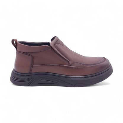 Classic Slip-On Ankle Boots BJ83 - Brown