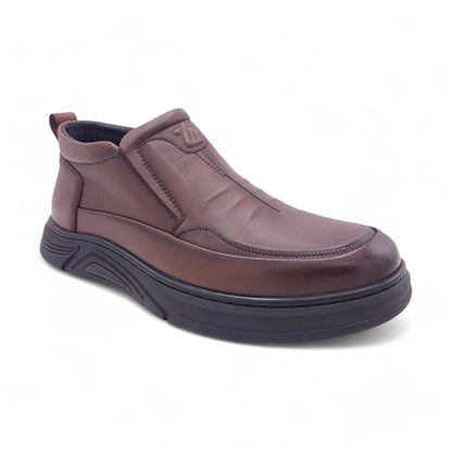 Classic Slip-On Ankle Boots BJ83 - Brown