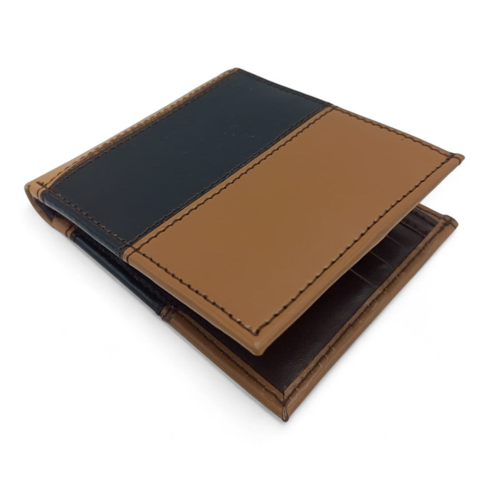 Two-Tone Leather Wallet - Stylish & Functional