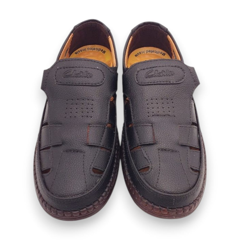 Mova Comfort Fit Rexine Roman RO53-Black