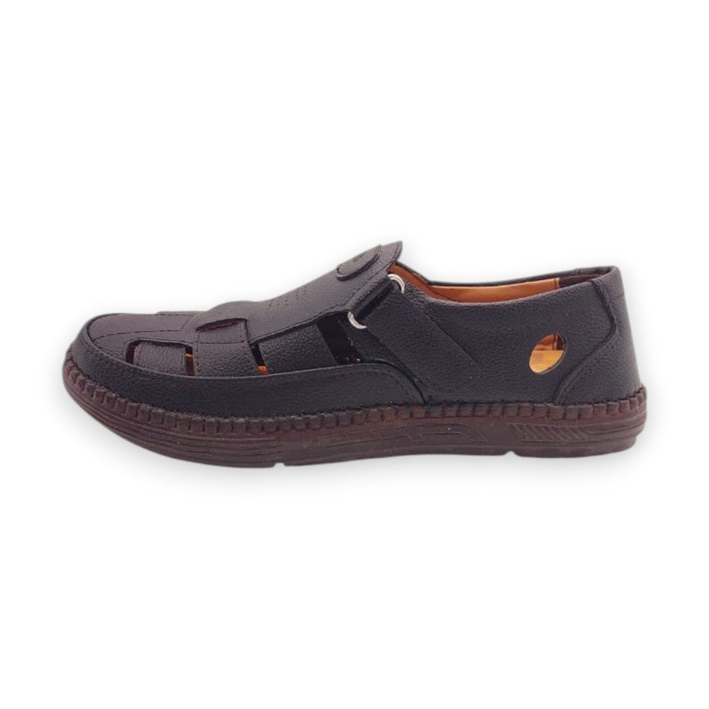Mova Comfort Fit Rexine Roman RO53-Black