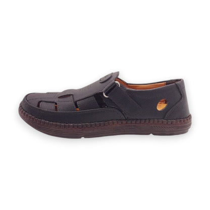 Mova Comfort Fit Rexine Roman RO53-Black