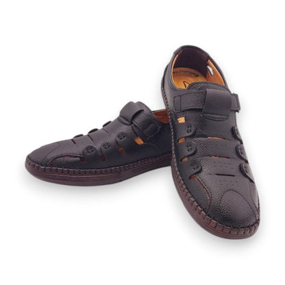 Mova Comfort Fit Rexine Roman RO51-Black