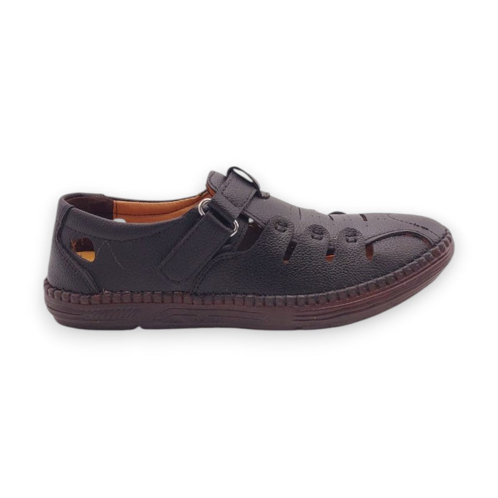 Mova Comfort Fit Rexine Roman RO51-Black