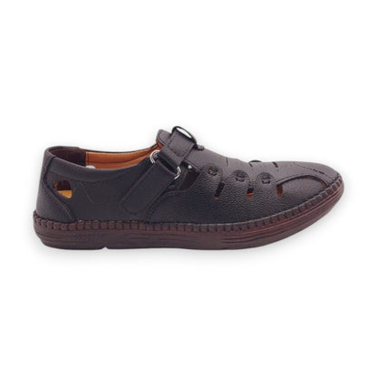 Mova Comfort Fit Rexine Roman RO51-Black