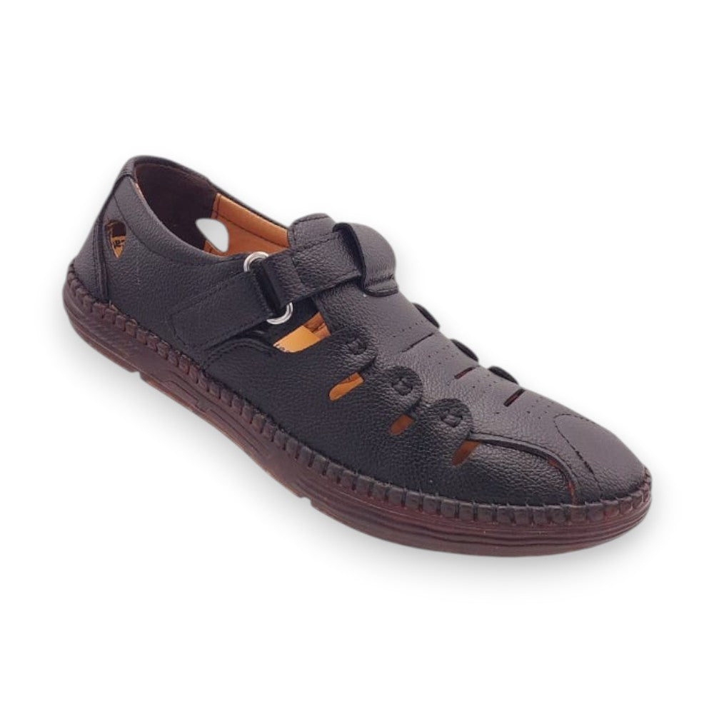 Mova Comfort Fit Rexine Roman RO51-Black
