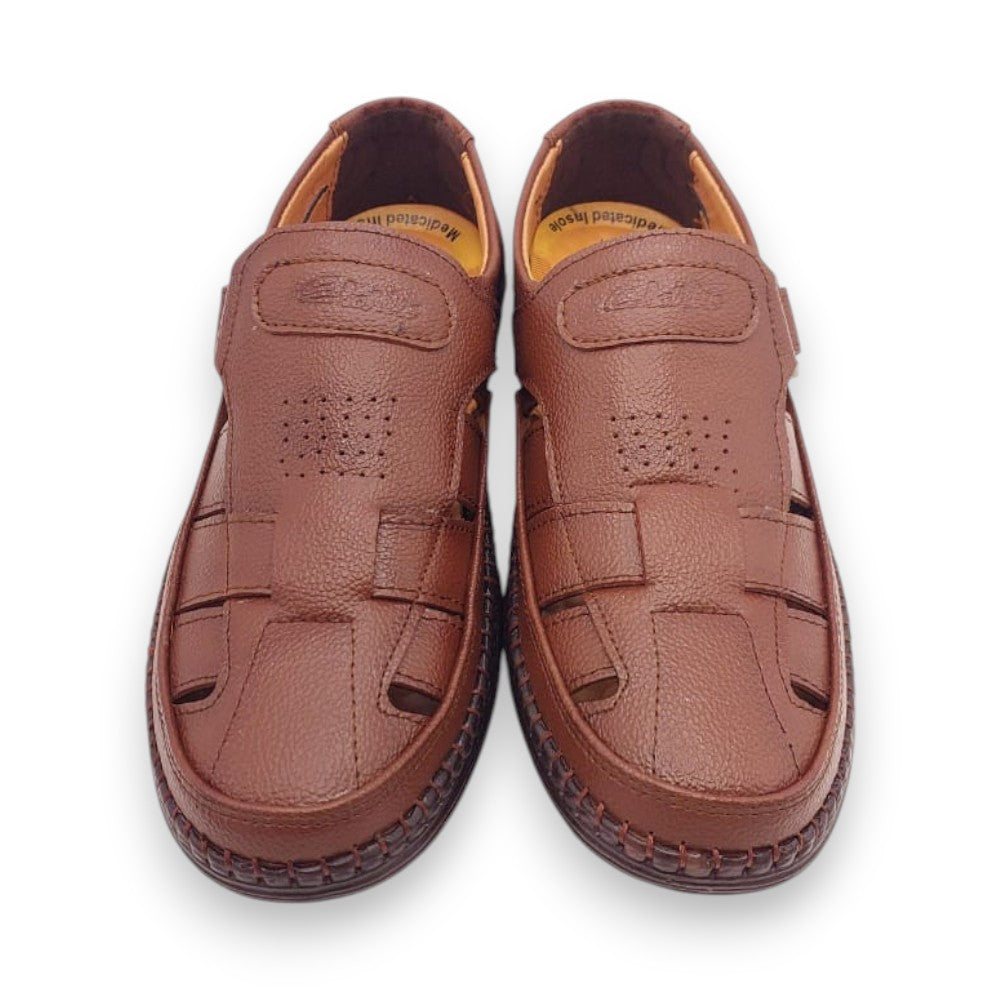 Mova Comfort Fit Rexine Roman RO53-Brown
