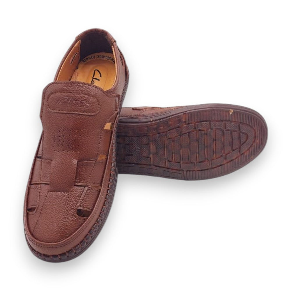 Mova Comfort Fit Rexine Roman RO53-Brown