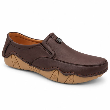 Men's Rexine Slip-On Casual 901 - Brown