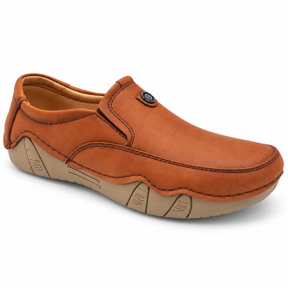 Men's Rexine Slip-On Casual 901 - Mustard