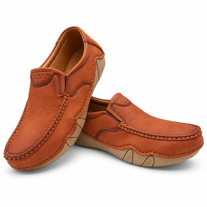 Men's Rexine Slip-On Casual 904 - Mustard