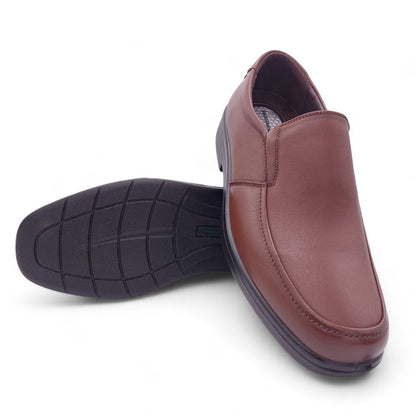 Mova Banker Formal Slip on MF74 - Brown